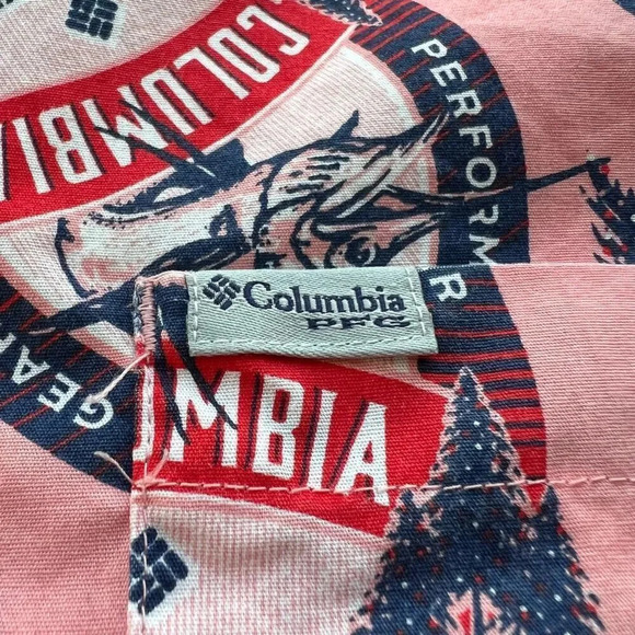 Columbia PFG Trollers Best Men XXL Vented Sorbet Holiday Spirits Shirt - Picture 4 of 11